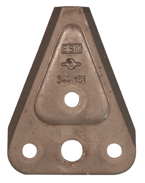 Messerklinge gebogen glatt aus der Kategorie Balkenmähwerke