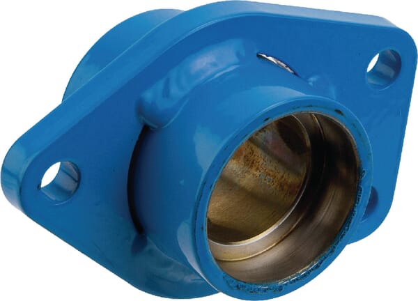 Frontansicht Lemken Lagergehäuse 2xD47/65